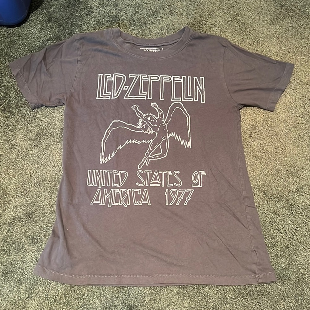 Led Zeppelin gray t-shirt size medium